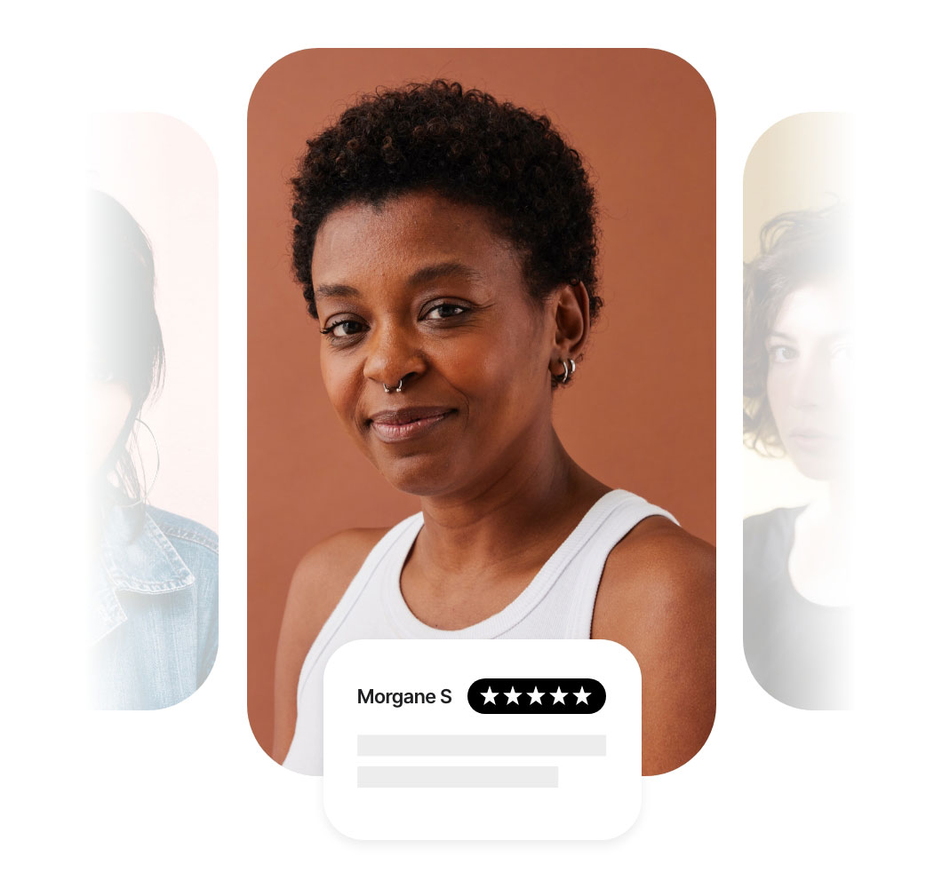 Femme avis smartphone