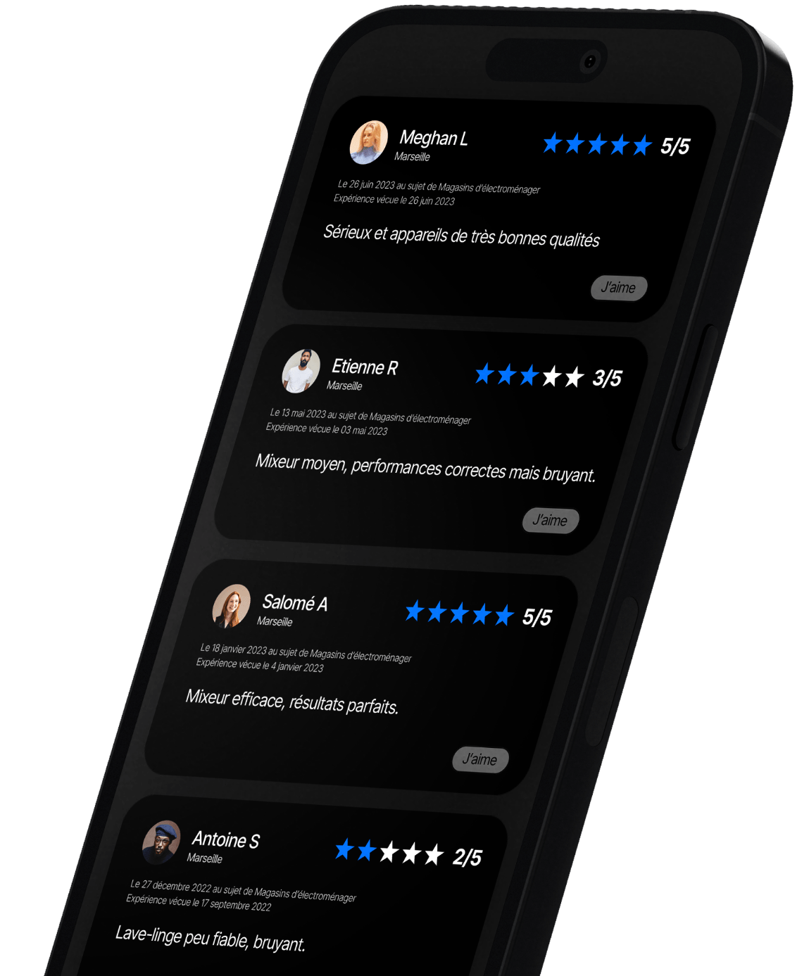 téléphone noir avis