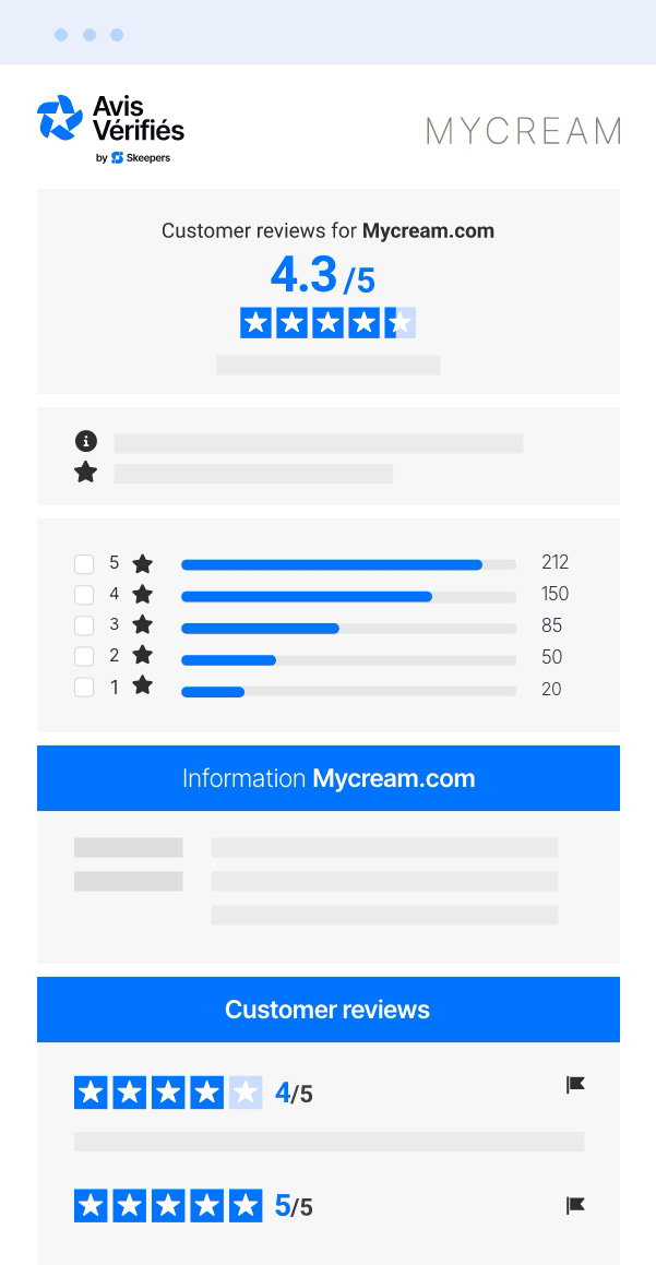 page certificat avis entreprise